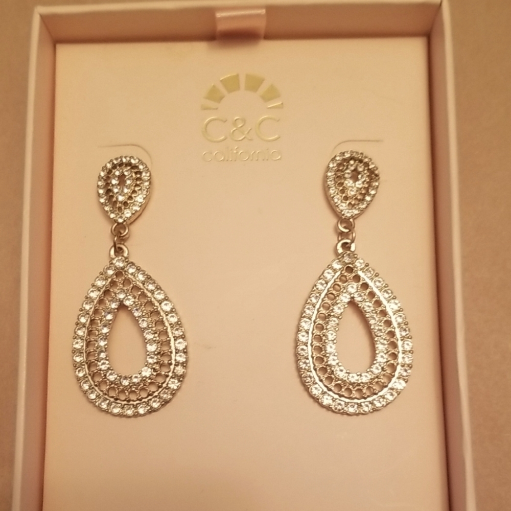 Sparkly Drop Earrings.